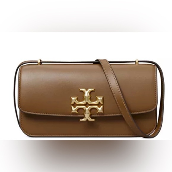 NWT 🎀Tory Burch Brown Leather Eleanor Shoulder Bag - Picture 13 of 15